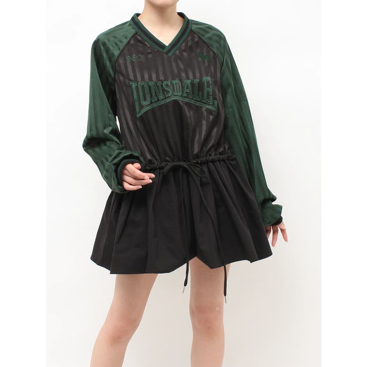 【LONSDALE×jouetie】Vネックチュニックワンピース | jouetie | 詳細画像31 