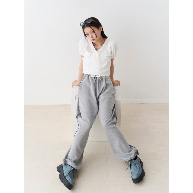 ロゴルーズスウェットパンツ | jouetie | 詳細画像23 