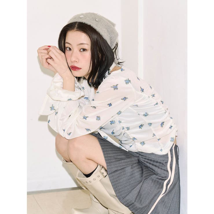 グレー | 【kaorinomori×jouetie】ビジューバブーシュカ | jouetie