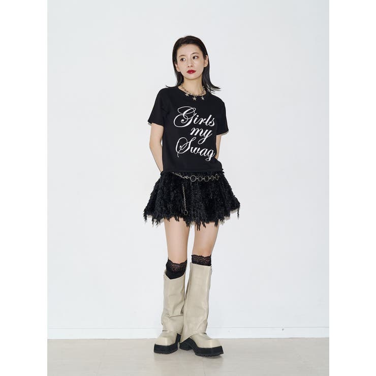 ロゴフィットTシャツ | jouetie | 詳細画像8 