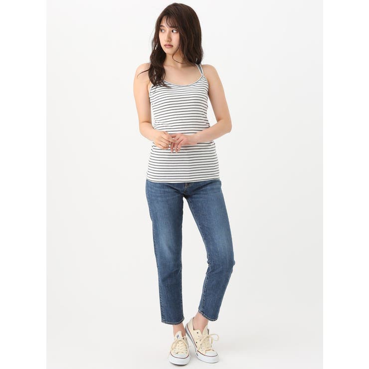 BASICボーダーキャミソール | Ungrid | 詳細画像10 