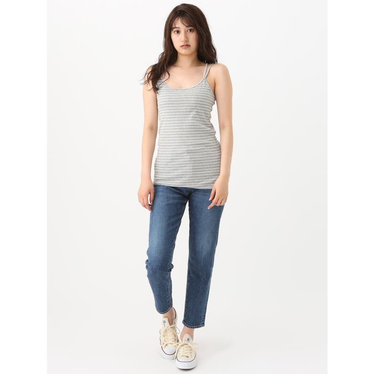 BASICボーダーキャミソール | Ungrid | 詳細画像11 