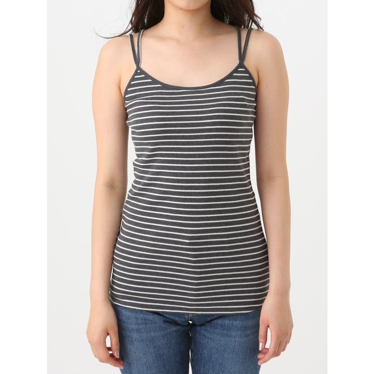 BASICボーダーキャミソール | Ungrid | 詳細画像13 