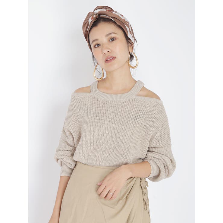 Ungrid♡ショルダーオープンニット ショルダーオープンニット[品番：MKSW0015915]｜Ungrid（アングリット