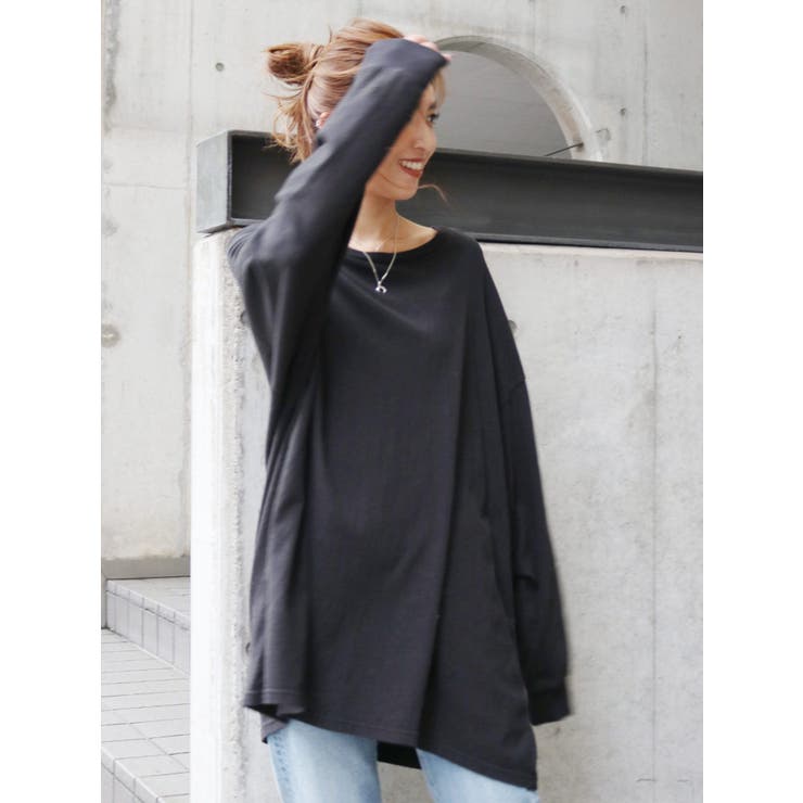 ビッグシルエットロングスリーブTee[品番：MKSW0015943]｜Ungrid（アングリット ）のレディースファッション通販｜SHOPLIST（ショップリスト）