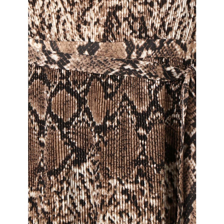 パイソンプリーツワンピース[品番：MKSW0021903]｜Ungrid（アン