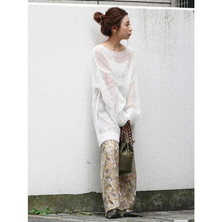 ★ADORE★47500円 トライバルジャカードワイドパンツ ☆ADORE☆47500円 トライバルジャカードワイドパンツ