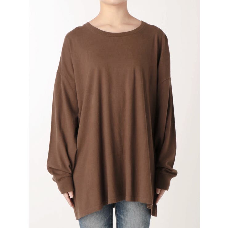 ビッグシルエットロングスリーブTee[品番：MKSW0021474]｜Ungrid（アングリット）のレディースファッション通販｜SHOPLIST（ショップリスト）