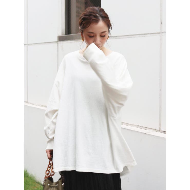 ビッグシルエットロングスリーブTee[品番：MKSW0021474]｜Ungrid（アングリット ）のレディースファッション通販｜SHOPLIST（ショップリスト）