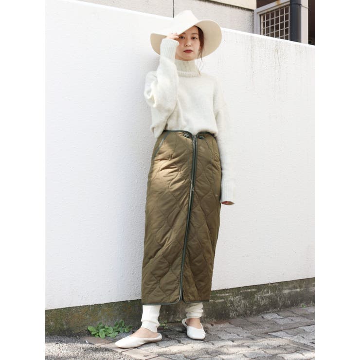 ハイネックワイドボリュームニット[品番：MKSW0026490]｜Ungrid