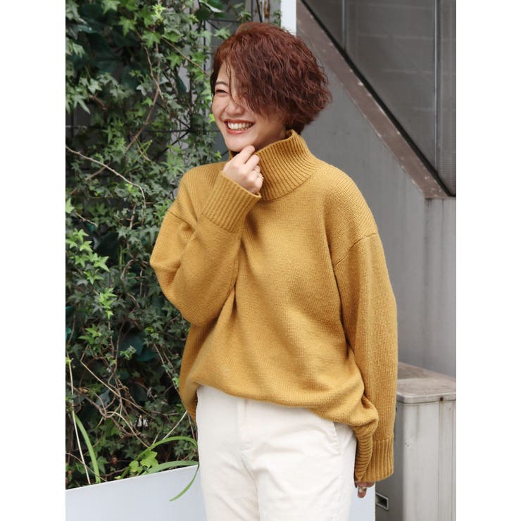 送料無料 通販 ファッション ハイネックワイドボリュームニット[品番：MKSW0026490]｜Ungrid ニット/セーター
