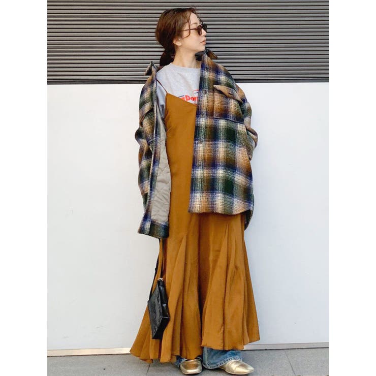シャギーチェックルーズコート[品番：MKSW0027263]｜Ungrid（アングリット ）のレディースファッション通販｜SHOPLIST（ショップリスト）