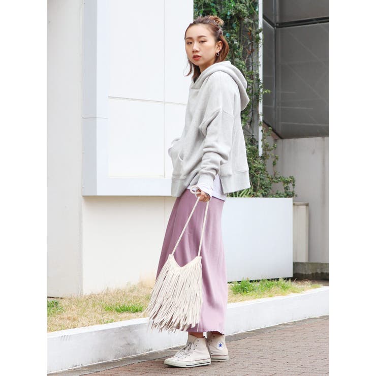 ヴィンテージサテンフィットマキシスカート | Ungrid | 詳細画像4 