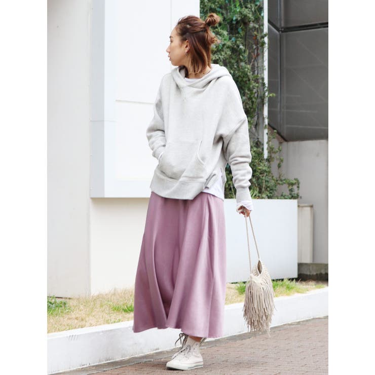 ヴィンテージサテンフィットマキシスカート | Ungrid | 詳細画像5 