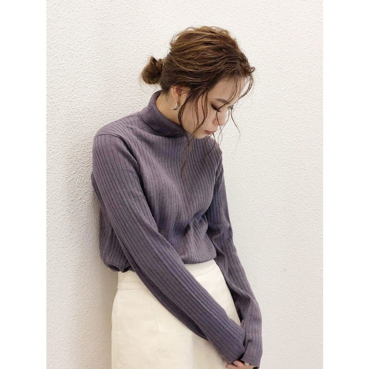 ウォッシャブルタートルネックニット[品番：MKSW0027162]｜Ungrid