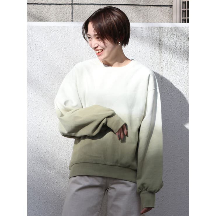 ディップダイルーズスウェット[品番：MKSW0027127]｜Ungrid（アン