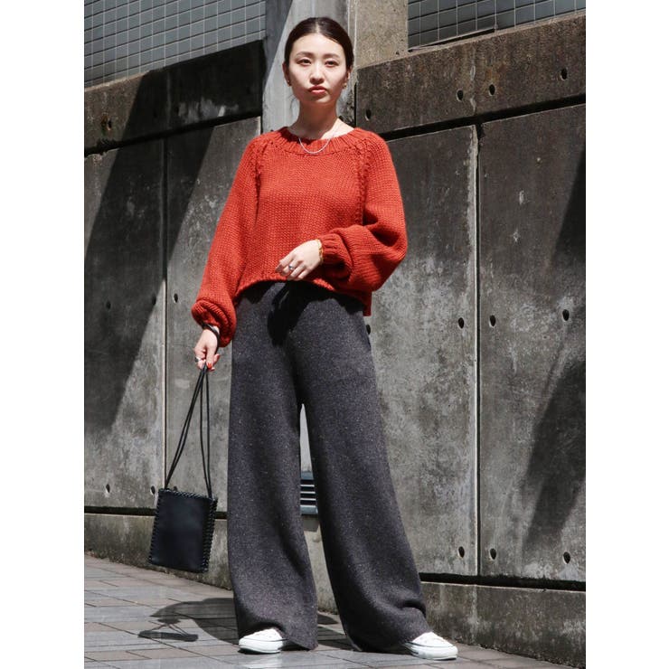 超格安価格 ネップニットワイドパンツ[品番：MKSW0033063]｜Ungrid（アン パンツ