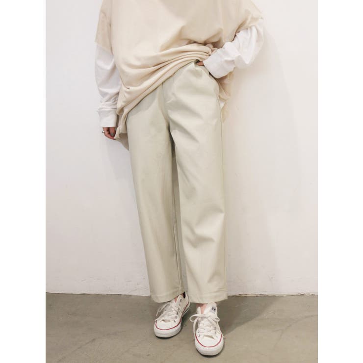エコレザーデザインパンツ 品番 Mksw Ungrid アングリット のレディースファッション通販 Shoplist ショップリスト