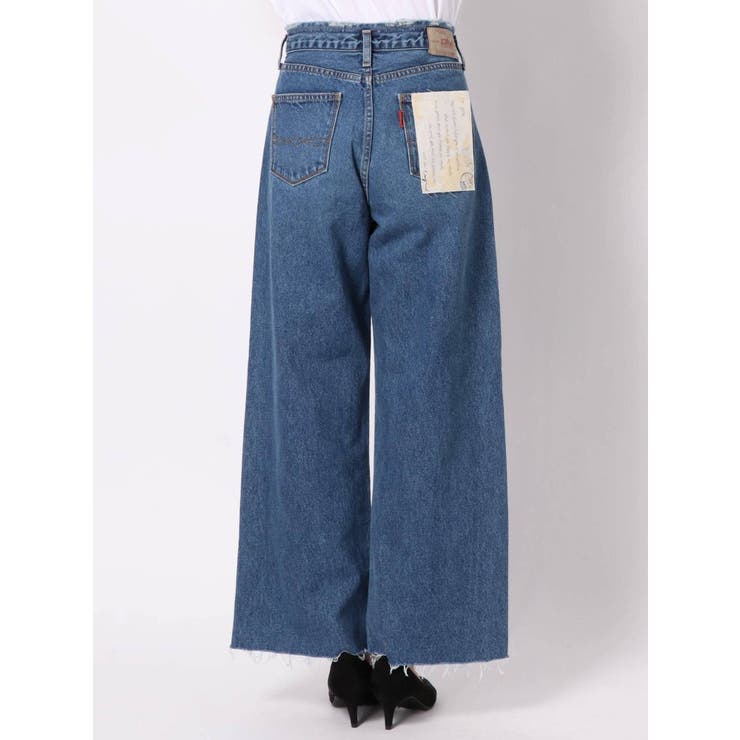 ウエストデザインワイドデニム[品番：MKSW0033867]｜Ungrid（アン  