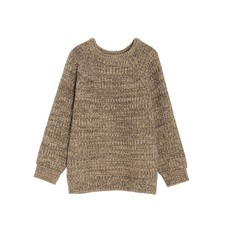 ミックスヤーンクルーネックニット[品番：MKSW0032687]｜Ungrid（アン