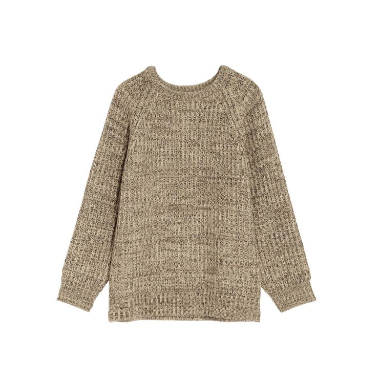 ミックスヤーンクルーネックニット[品番：MKSW0032687]｜Ungrid