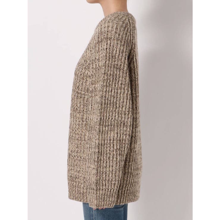 ミックスヤーンクルーネックニット[品番：MKSW0032687]｜Ungrid（アン