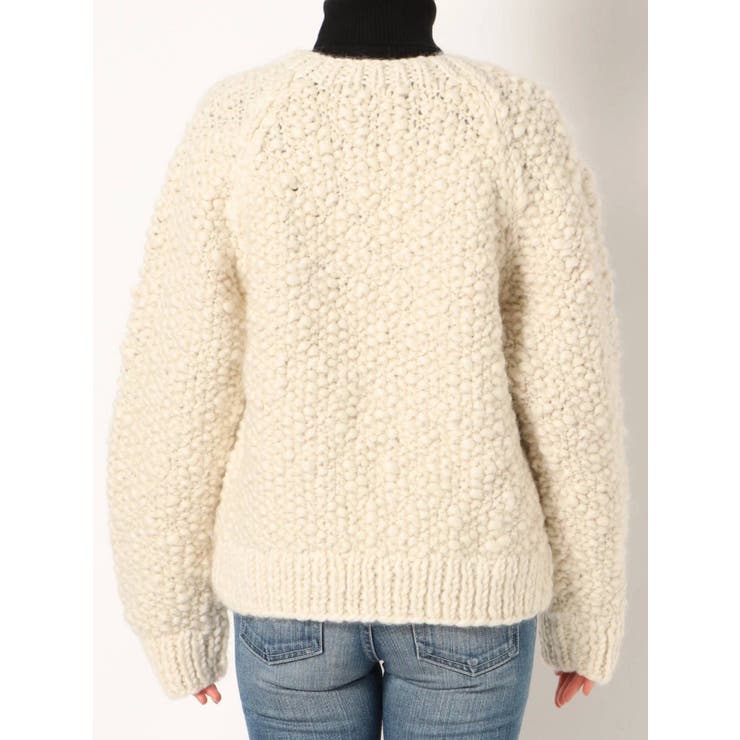 ちゃとら 　　　Ungrid/アングリッド　スラブハンドニットカーディガン スラブハンドニットカーデ[品番：MKSW0032691]｜Ungrid（アングリット