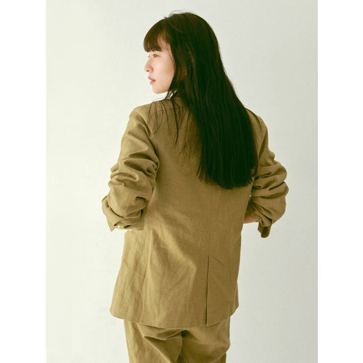 【一部予約販売中】 リネン混ジャケット[品番：MKSW0035897]｜Ungrid（アングリット ジャケット・アウター