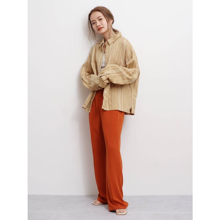 ストライプルーズシャツ | Ungrid | 詳細画像3 