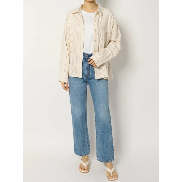 ストライプルーズシャツ | Ungrid | 詳細画像7 