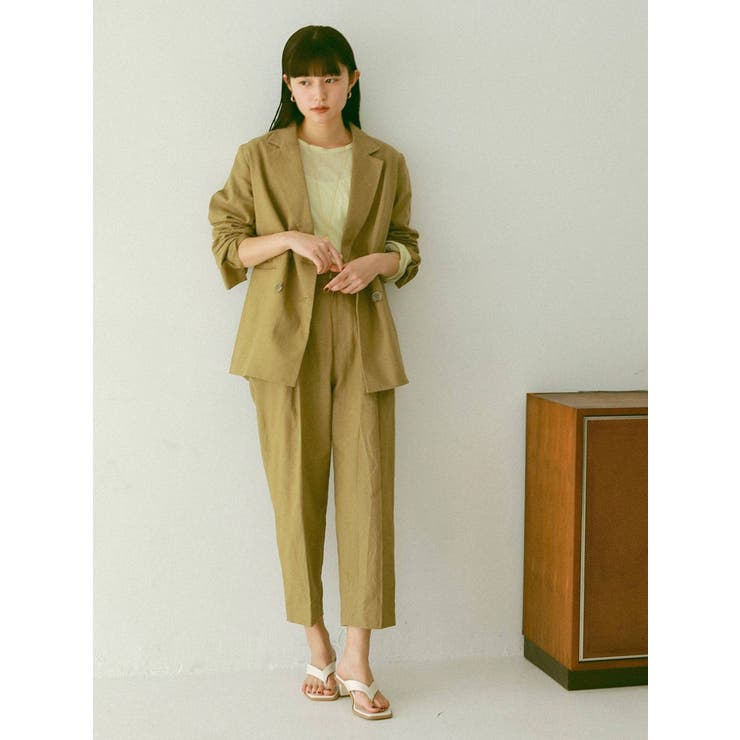 3 5万 uncrave アンクレイヴ クリスピーリネン ジャケット