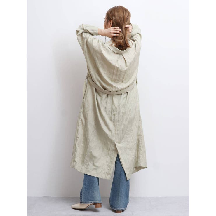 アングリッド❤︎サテンガウン 新品 シワサテンロングガウンコート[品番：MKSW0036276]｜Ungrid（アン