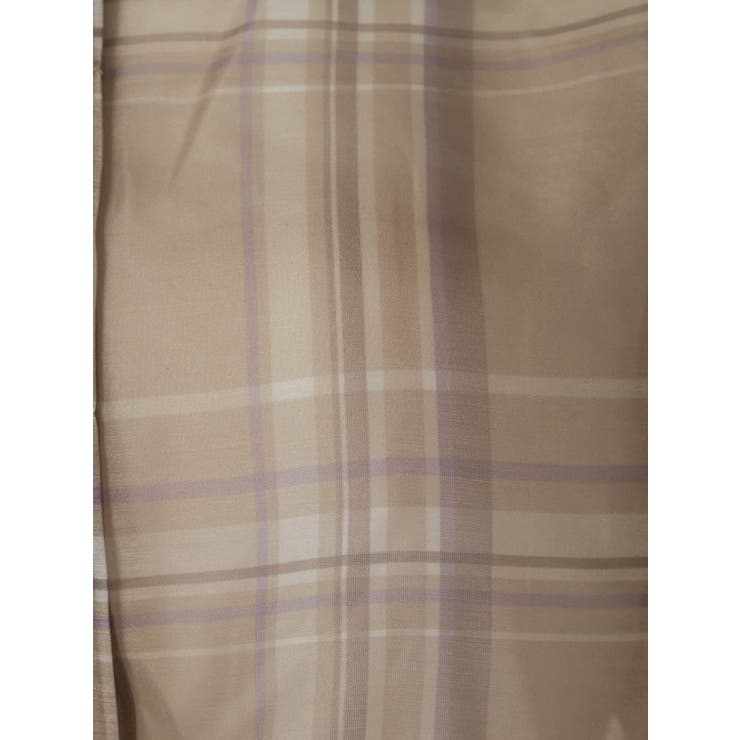 シアーチェックノーカラーシャツ | Ungrid | 詳細画像17 