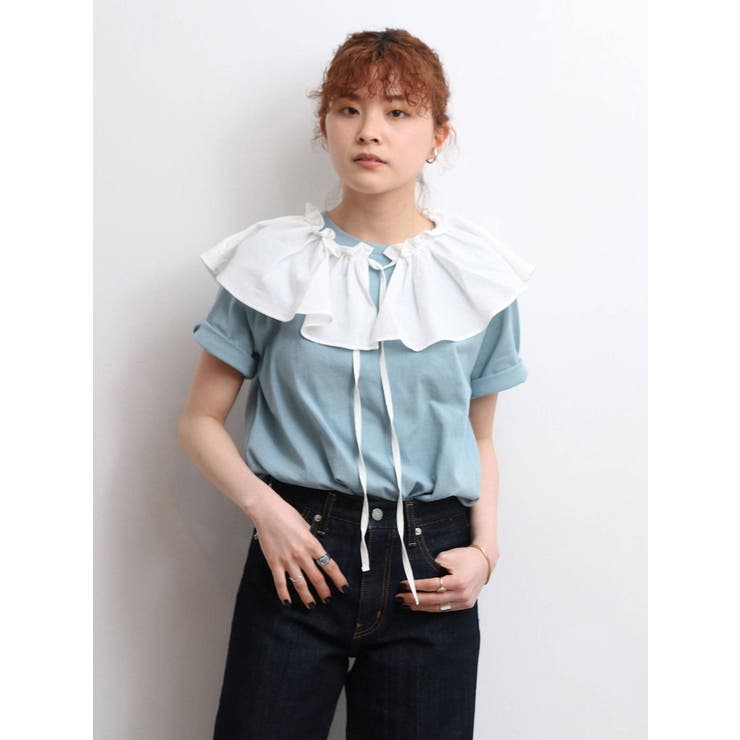 2Way付け襟Tee | Ungrid | 詳細画像9 