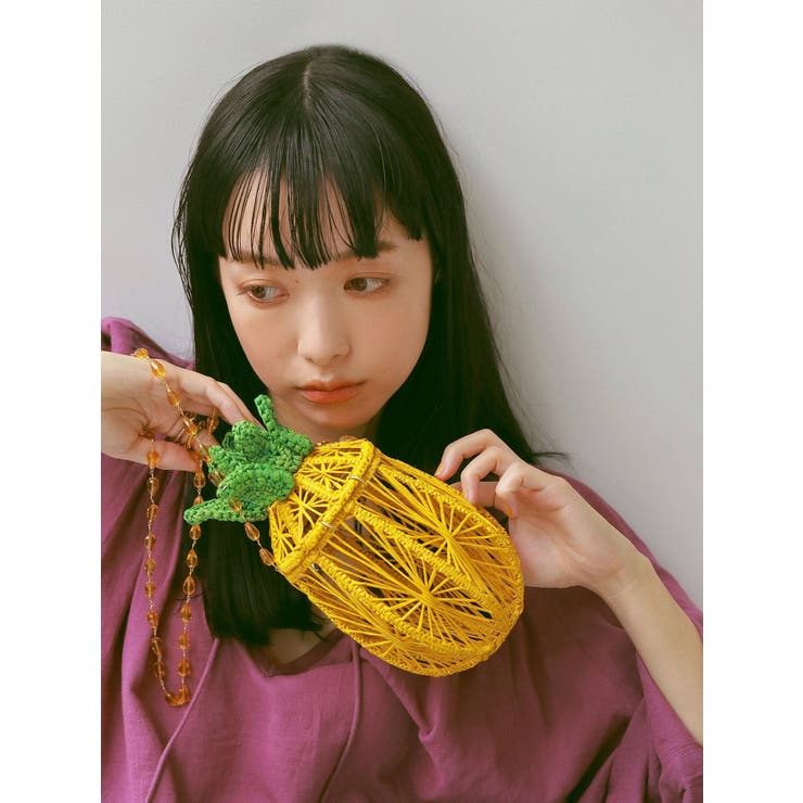 パイナップルショルダーバッグ[品番：MKSW0036586]｜Ungrid