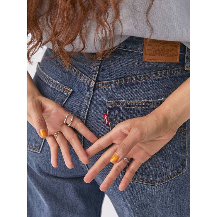 10周年限定】Levi's別注 セルフカットストレートデニム[品番