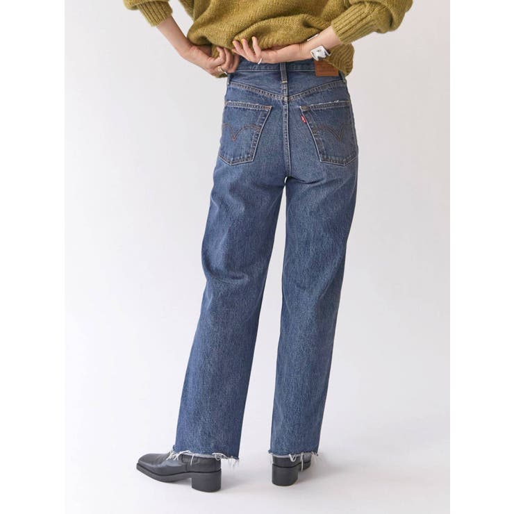 Ungrid 【10周年限定】Levi's別注 セルフカットストレートデニム Ungrid】【10周年限定】Levi's別注 セルフカットストレート