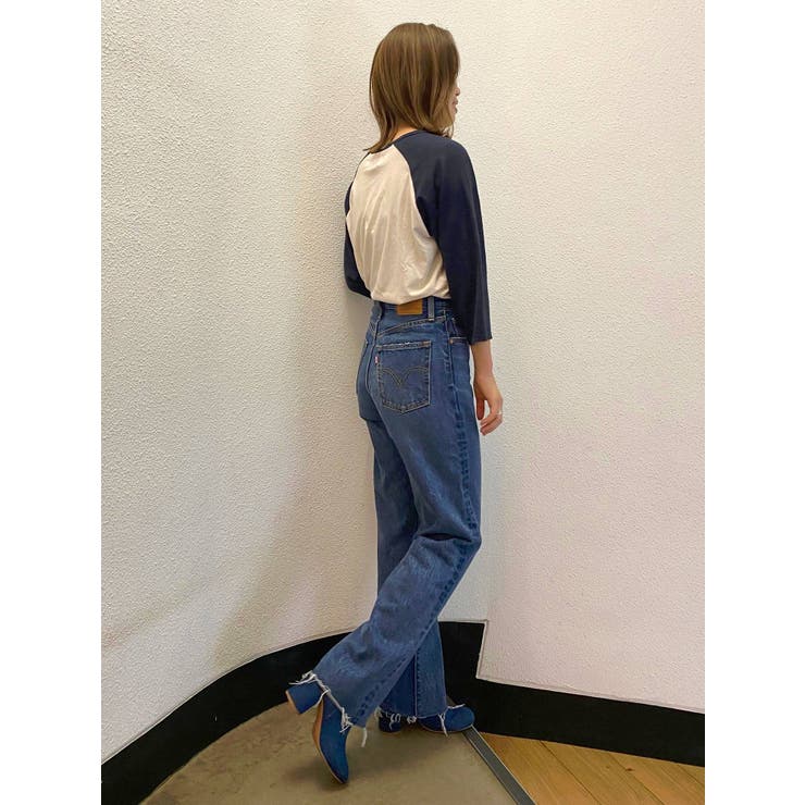 10周年限定】Levi's別注 セルフカットストレートデニム[品番
