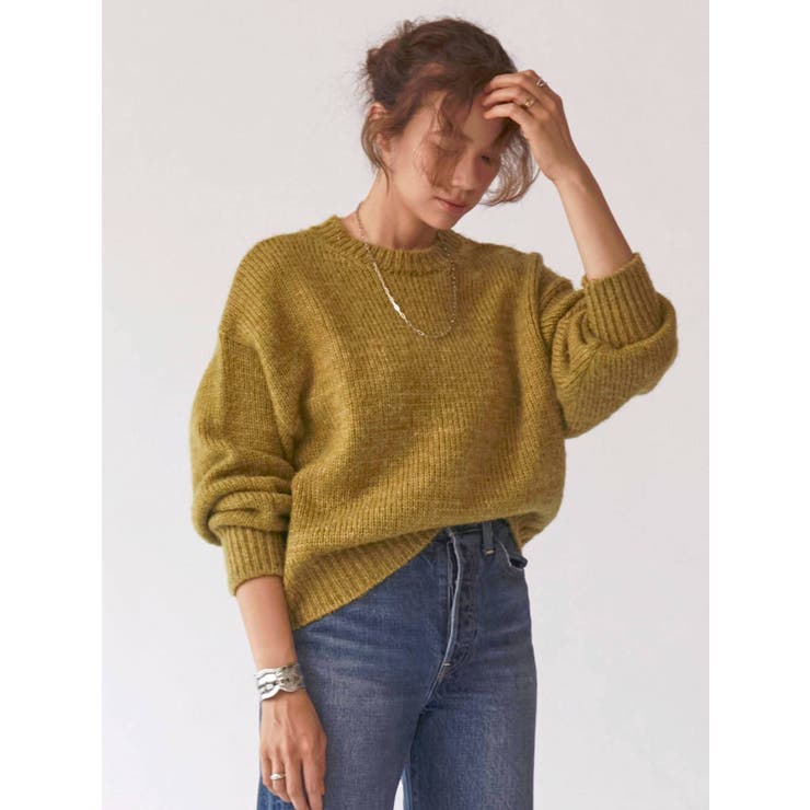 カラーモヘア混ルーズニット[品番：MKSW0039919]｜Ungrid（アン