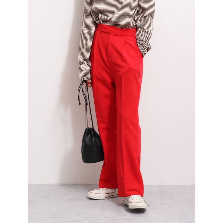 【WEB限定】カラータックフレアパンツ | Ungrid | 詳細画像13 