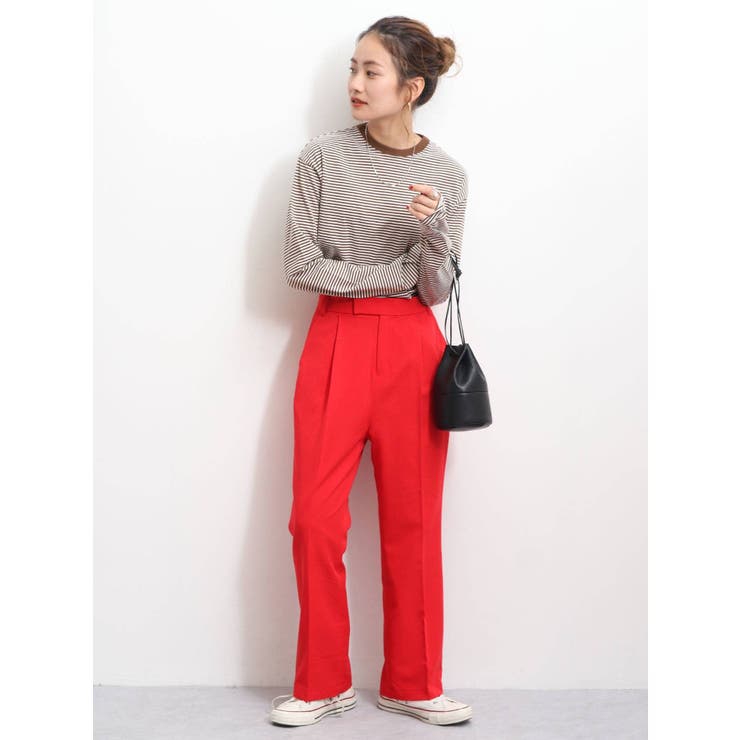 【WEB限定】カラータックフレアパンツ | Ungrid | 詳細画像15 