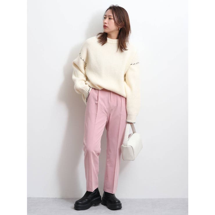 【WEB限定】カラータックフレアパンツ | Ungrid | 詳細画像3 