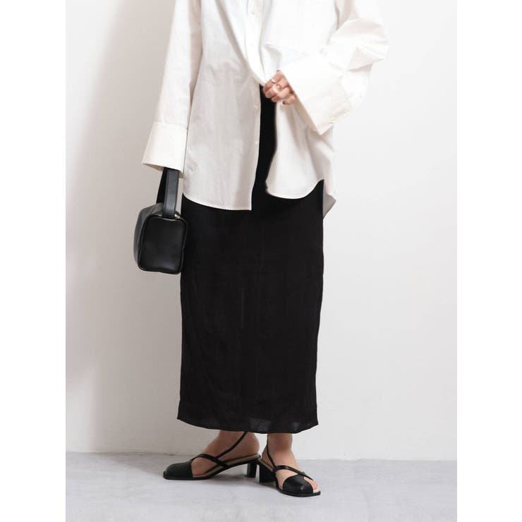 【WEB限定】ランダムプリーツストレートスカート | Ungrid | 詳細画像1 