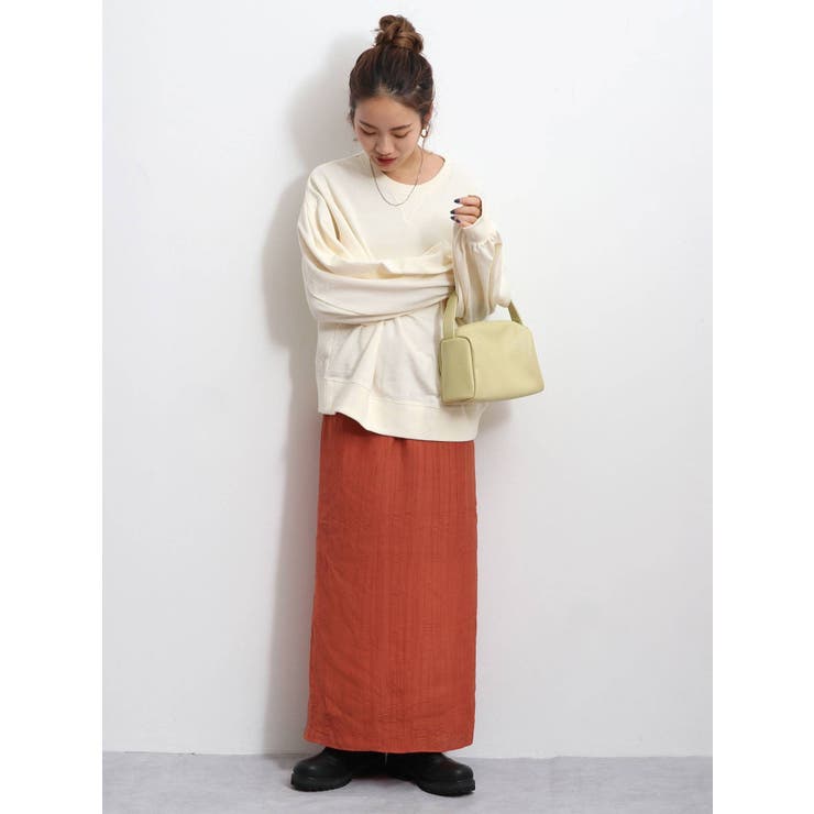 【WEB限定】ランダムプリーツストレートスカート | Ungrid | 詳細画像10 