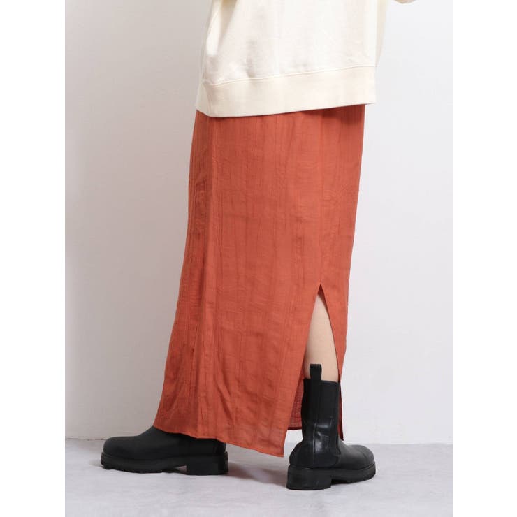 【WEB限定】ランダムプリーツストレートスカート | Ungrid | 詳細画像9 