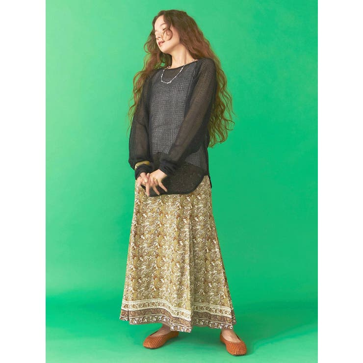 透かし編みフラットシューズ | Ungrid | 詳細画像3 