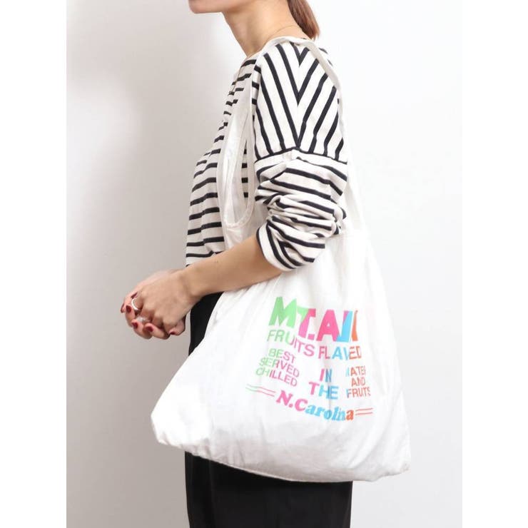 カラーロゴエコバッグ 品番 Mksw Ungrid アングリット のレディースファッション通販 Shoplist ショップリスト