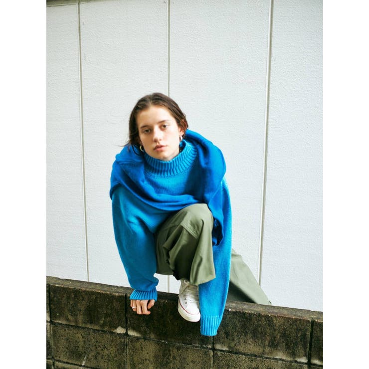 ハイネックボリュームカラーニット[品番：MKSW0041850]｜Ungrid