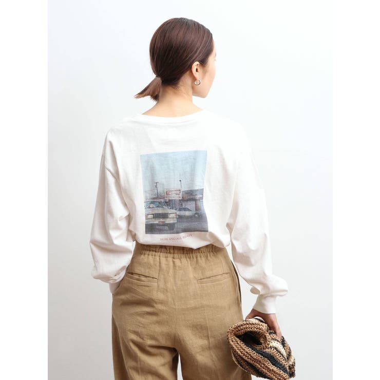 Ungrid - 【新品】バックフォトロングスリーブtee Ungrid（アングリッド）の「バックフォトロングスリーブTee（T