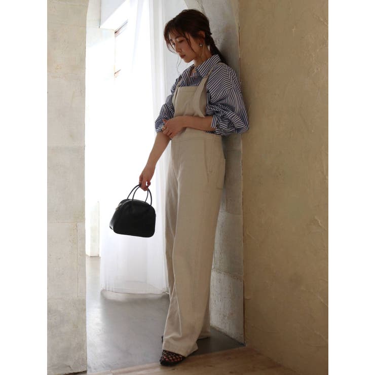 バイカラーステッチサロペット | Ungrid | 詳細画像22 